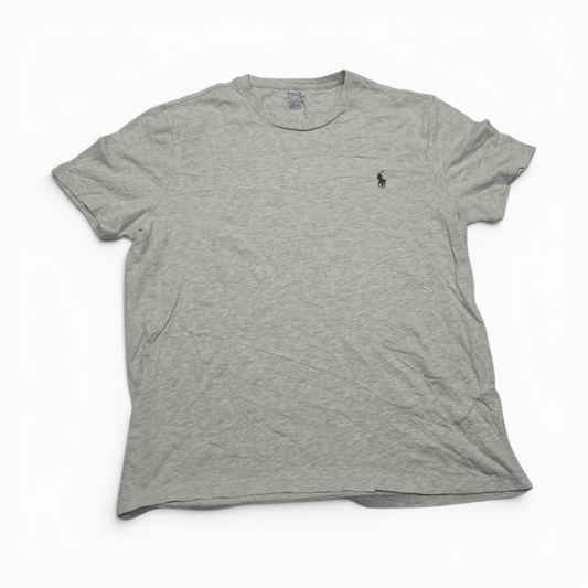 Playera Ralph Lauren Grande L Beige Pony Cafe