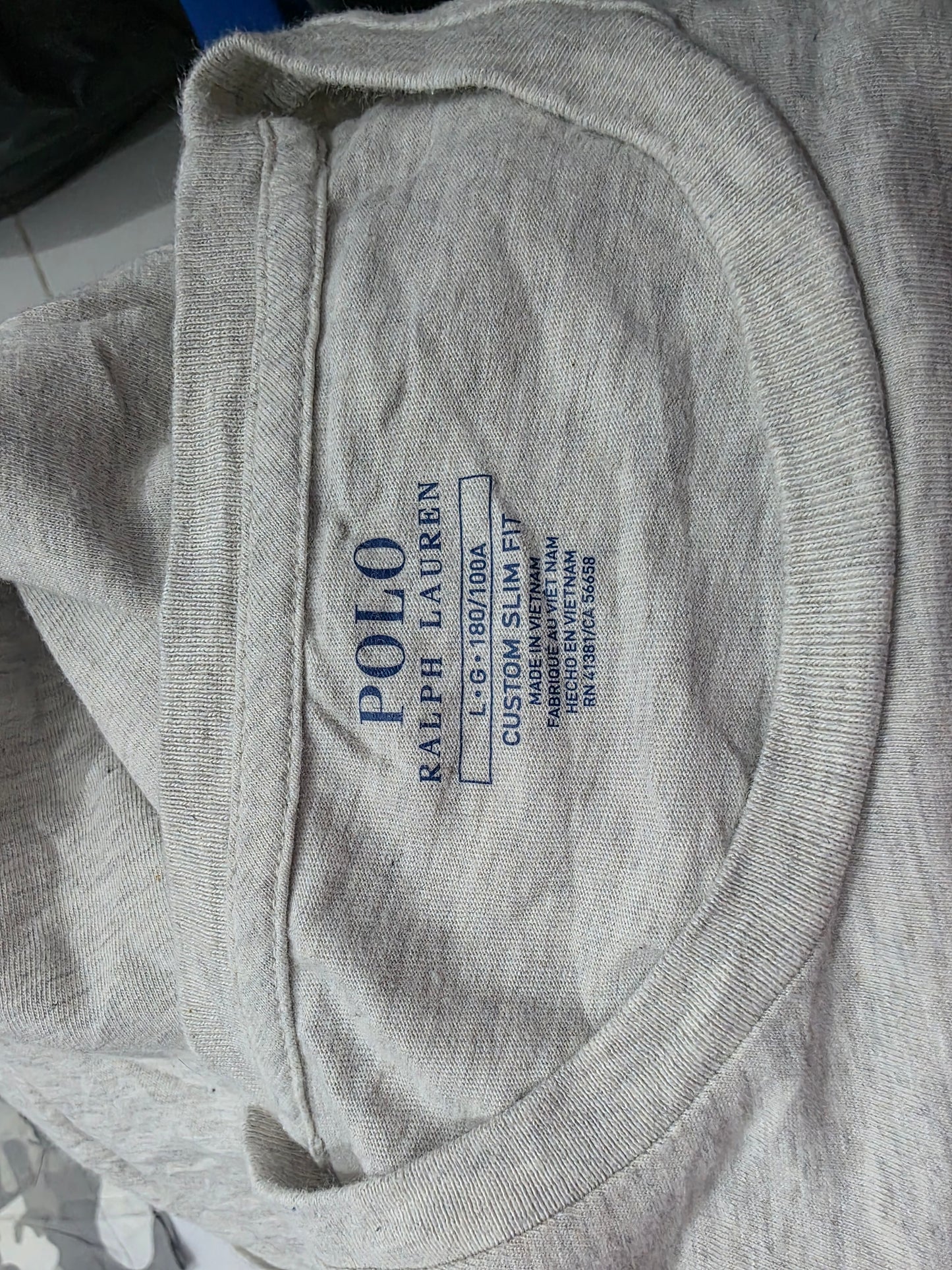 Playera Ralph Lauren Grande L Beige Pony Cafe
