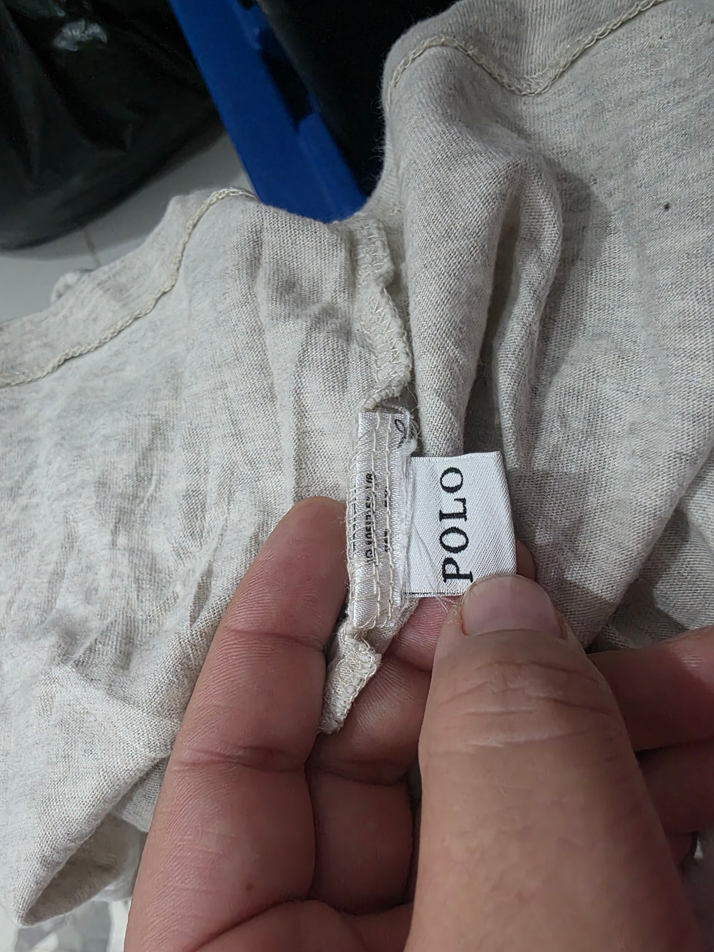 Playera Ralph Lauren Grande L Beige Pony Cafe