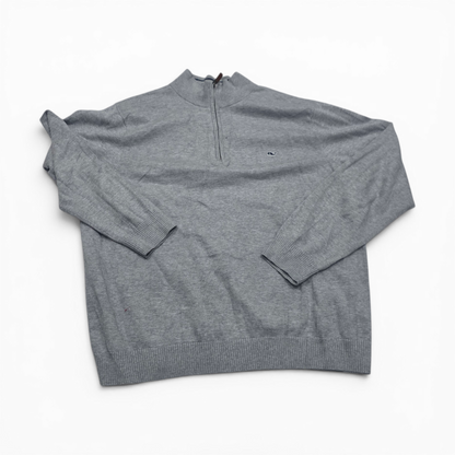 Sueter Vineyard Vines Grande L Gris Cierre Corto