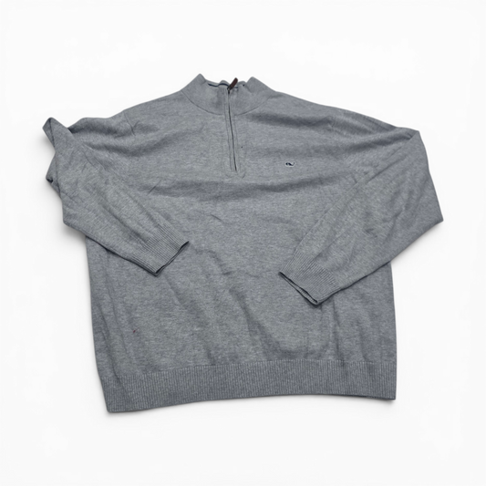 Sueter Vineyard Vines Grande L Gris Cierre Corto