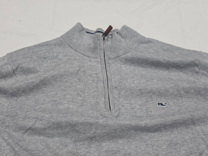 Sueter Vineyard Vines Grande L Gris Cierre Corto