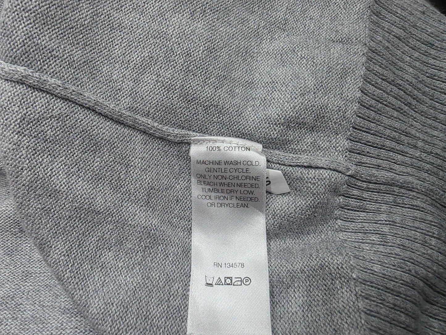 Sueter Vineyard Vines Grande L Gris Cierre Corto