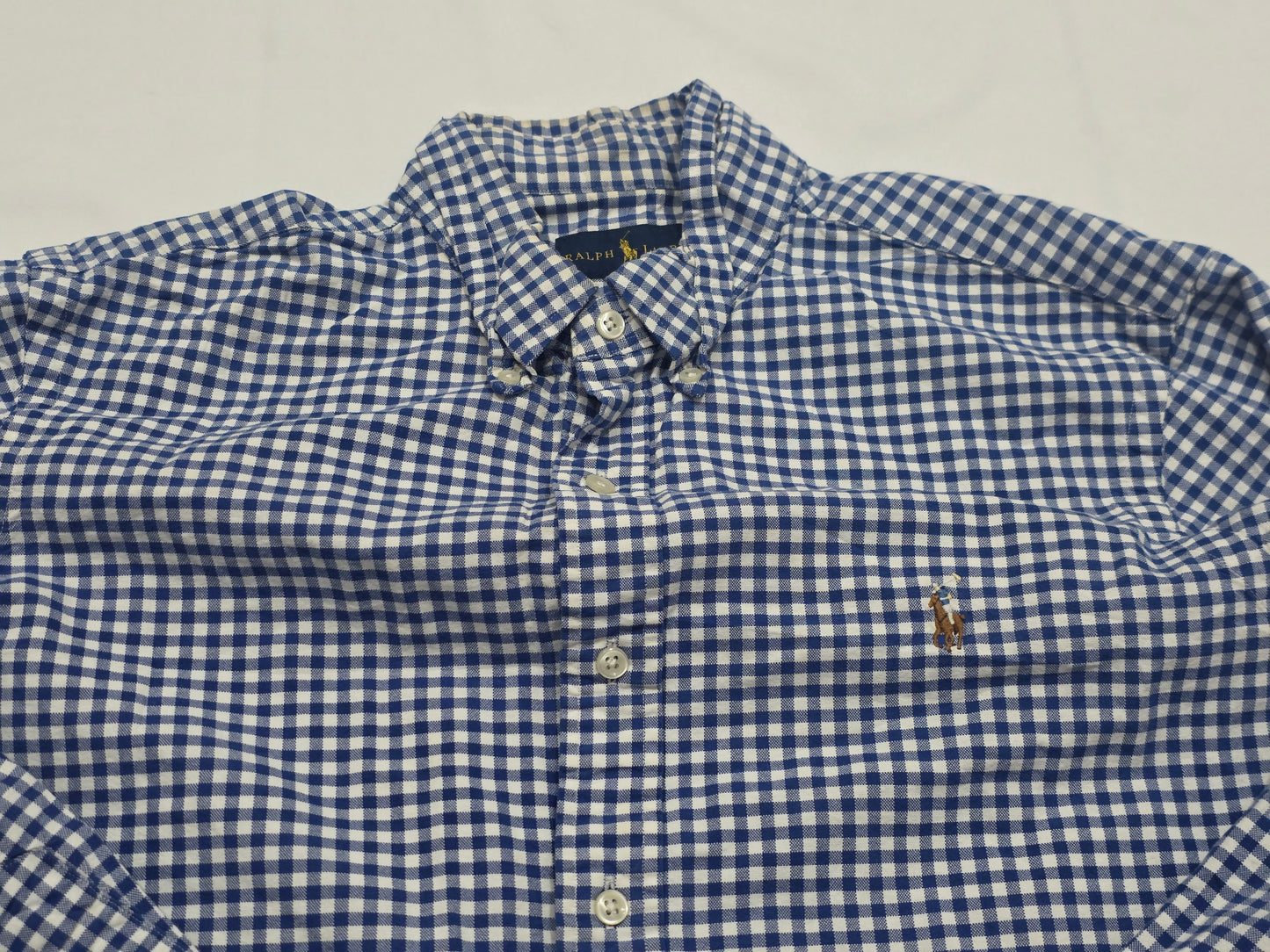 Camisa Ralph Lauren Grande L Azul Cuadros