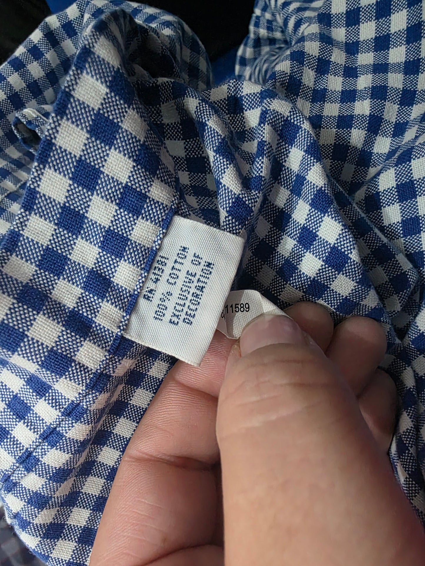 Camisa Ralph Lauren Grande L Azul Cuadros