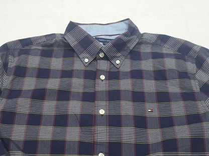 Camisa Tommy Hilfiger Grande L Cuadro Azul Marino