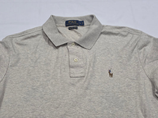 Playera Polo Ralph Lauren Grande L Cafe Claro Pony Colores