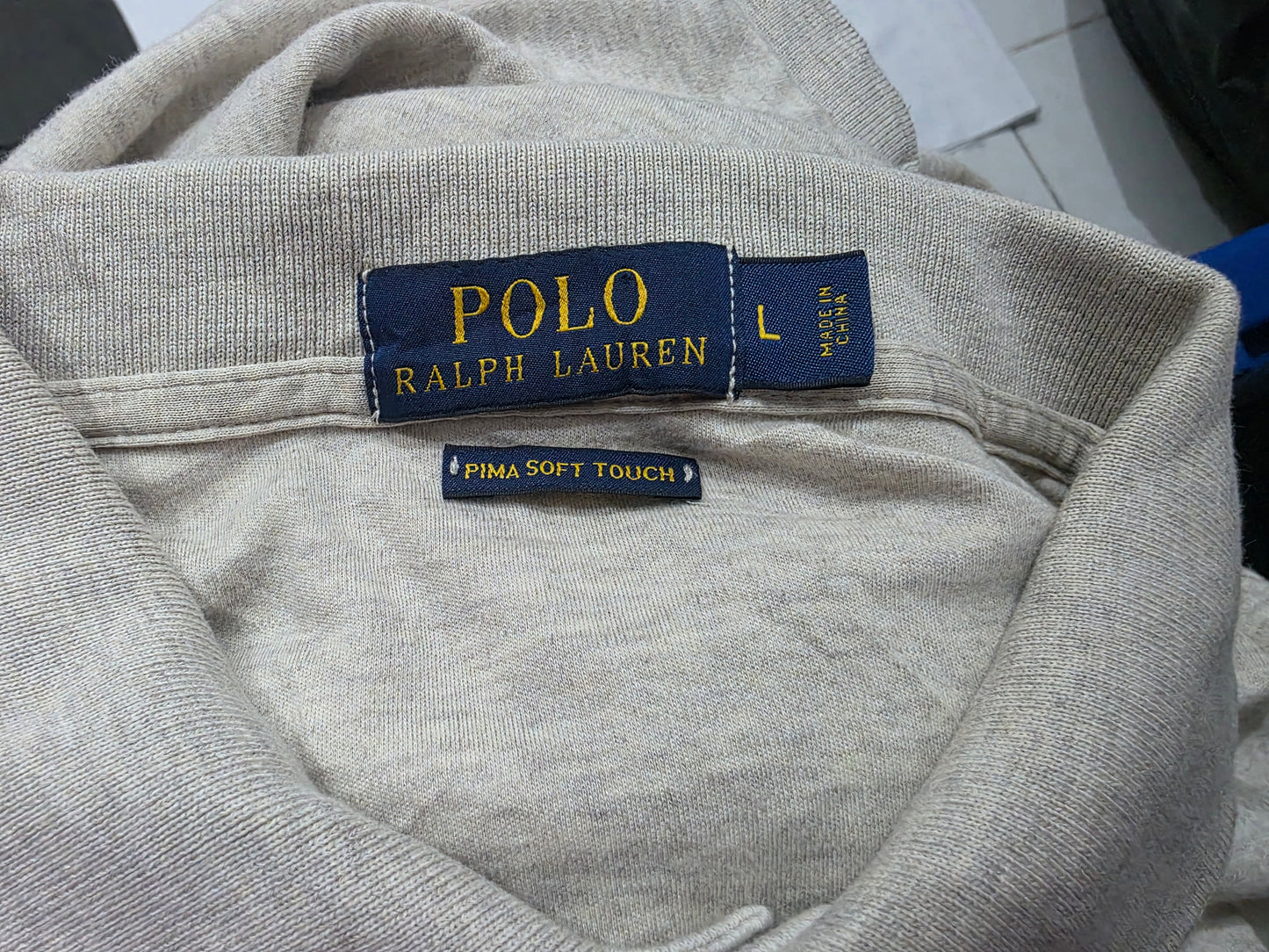 Playera Polo Ralph Lauren Grande L Cafe Claro Pony Colores
