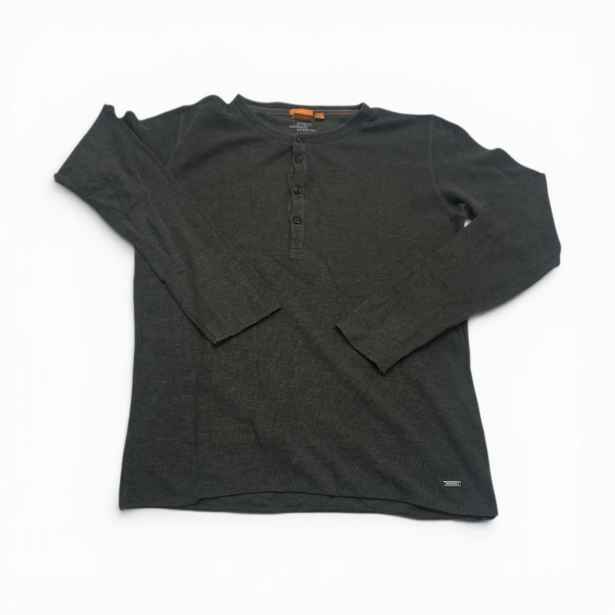 Playera Manga Larga Hugo Boss Grande L Verde