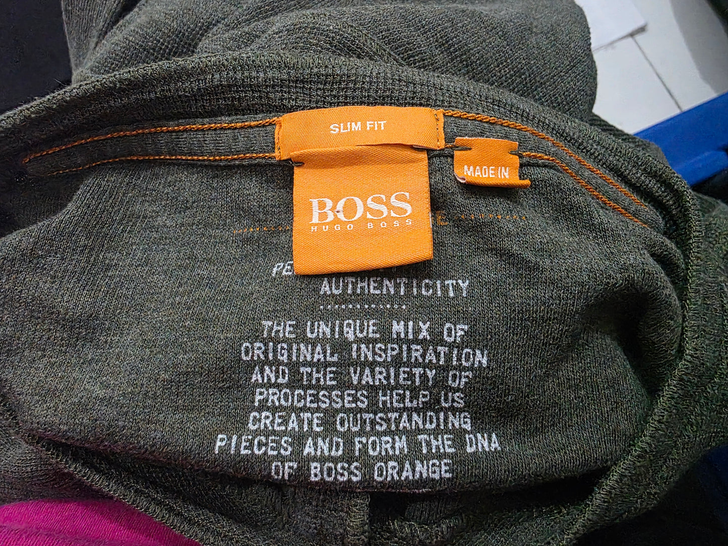 Playera Manga Larga Hugo Boss Grande L Verde
