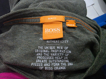 Playera Manga Larga Hugo Boss Grande L Verde