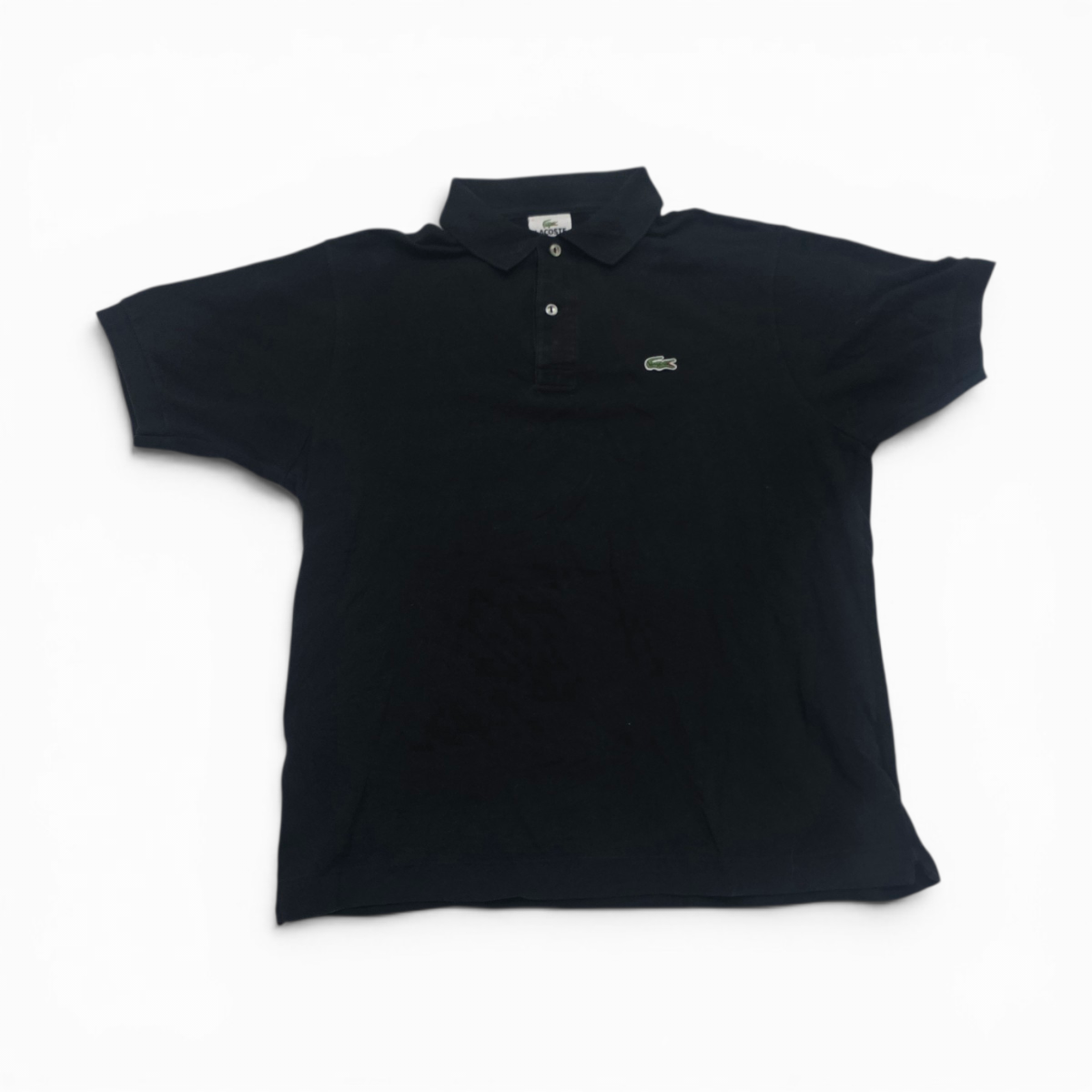 Playera Polo Lacoste Grande L Fr5 Negro Deslavado