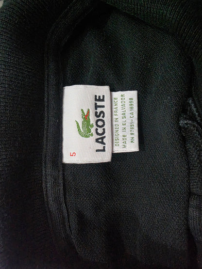 Playera Polo Lacoste Grande L Fr5 Negro Deslavado