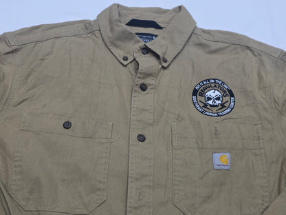 Camisa Relaxed Fit Carhartt Grande L Cafe