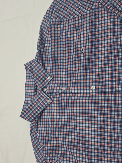 Camisa Vineyard Vines Grandecuadro Azul Claro,marino Ycora