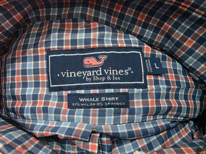 Camisa Vineyard Vines Grandecuadro Azul Claro,marino Ycora