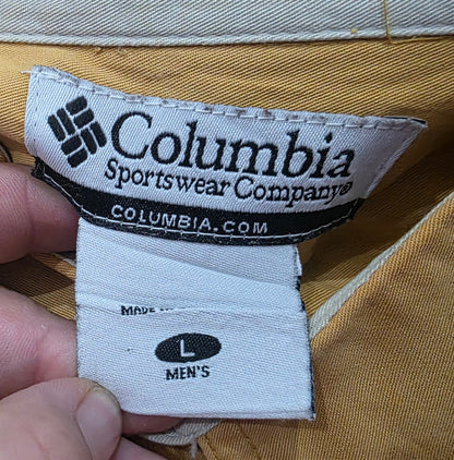 Camisa Columbia Grande L Mostaza
