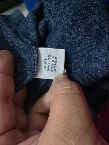 Playera Poo Ralph Lauren Grande L Azul Pony Rojo