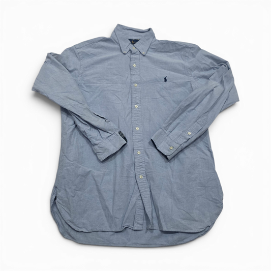Camisa Classicfit Ralph Lauren Grandel Azul Claro Pony Azul