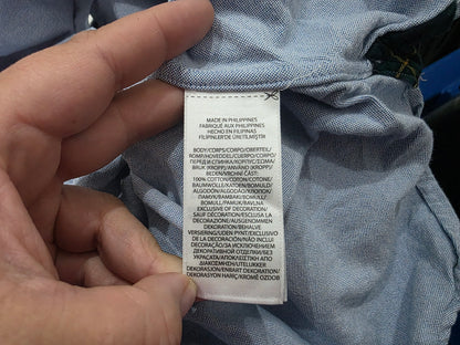 Camisa Classicfit Ralph Lauren Grandel Azul Claro Pony Azul