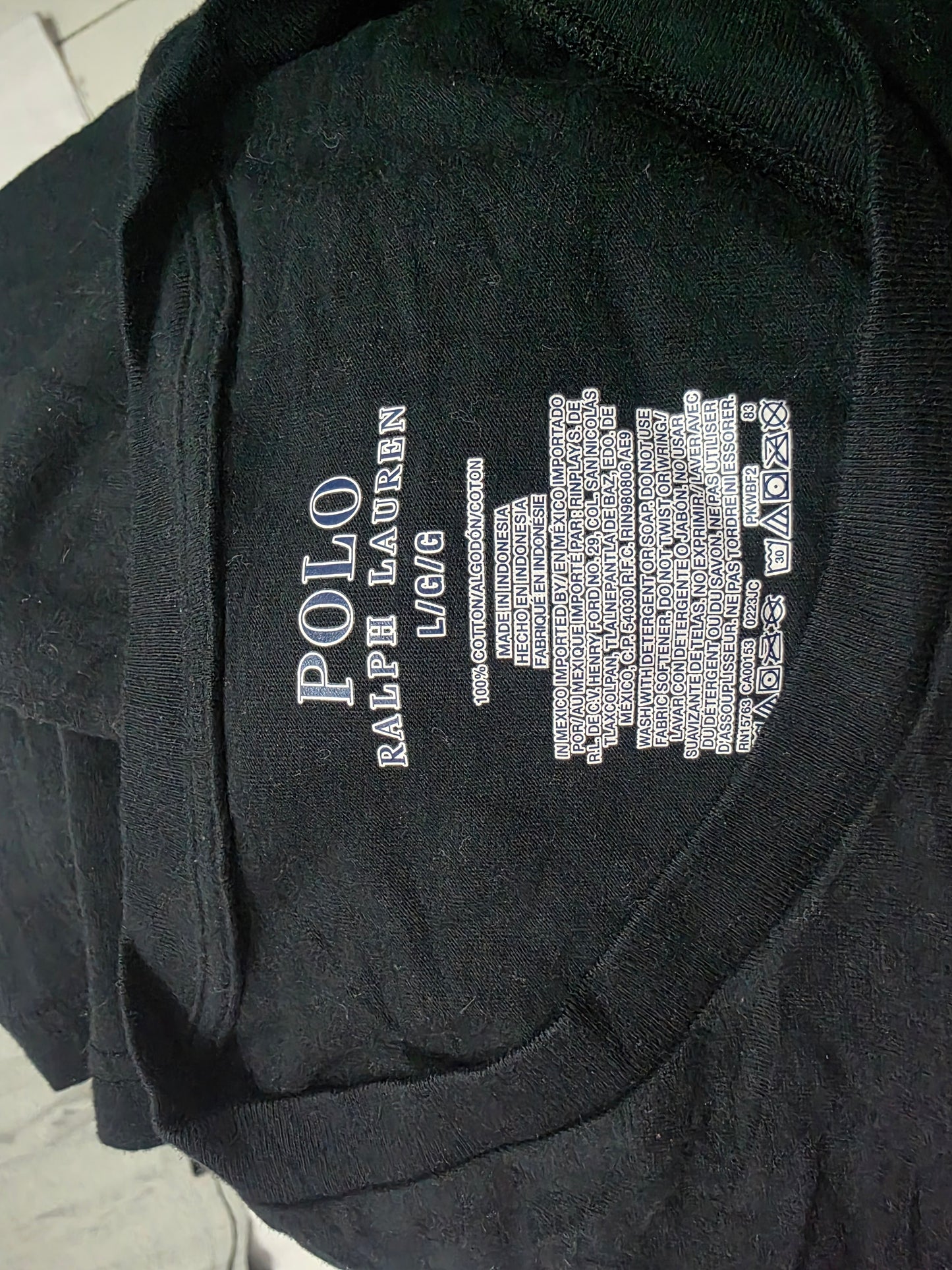 Playera Manga Larga Ralph Lauren Grande L Negro Polo Bear