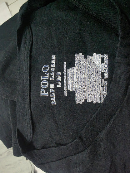 Playera Manga Larga Ralph Lauren Grande L Negro Polo Bear
