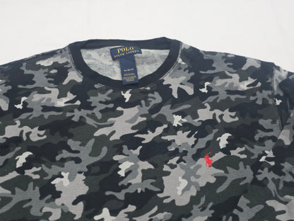 Playera Manga Larga Ralph Lauren Xgrande Xl Negro Camoflaje