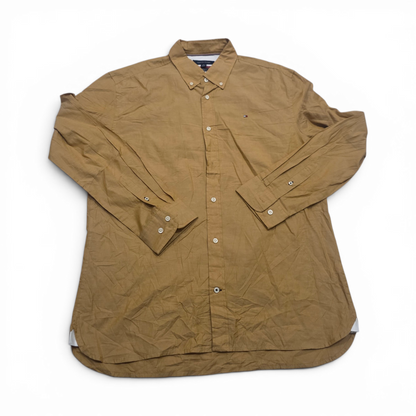 Camisa Tommy Hilfiger Xgrande Xl Cafe