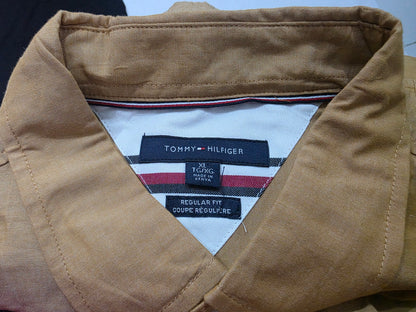 Camisa Tommy Hilfiger Xgrande Xl Cafe