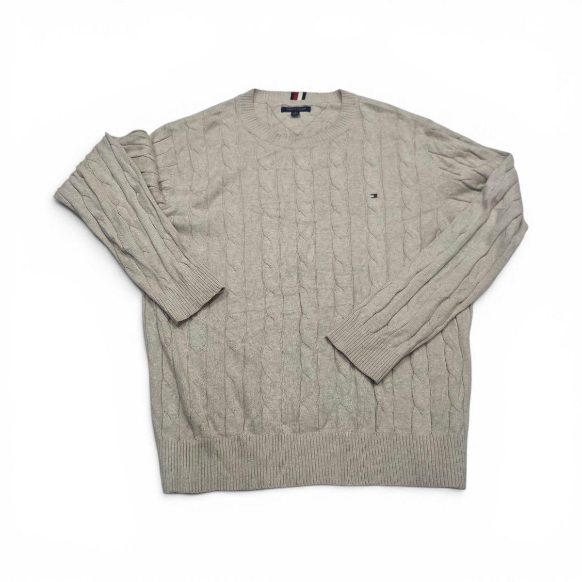 Sueter Tejido Tommy Hilfiger Xgrande Xl Cafe
