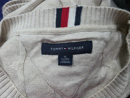 Sueter Tejido Tommy Hilfiger Xgrande Xl Cafe