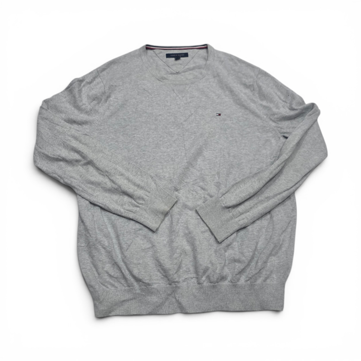 Sueter Cuello Redondo Delgado Tommy Hilfiger Xgrandexl Gris