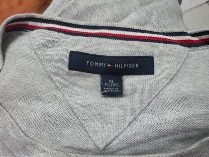 Sueter Cuello Redondo Delgado Tommy Hilfiger Xgrandexl Gris