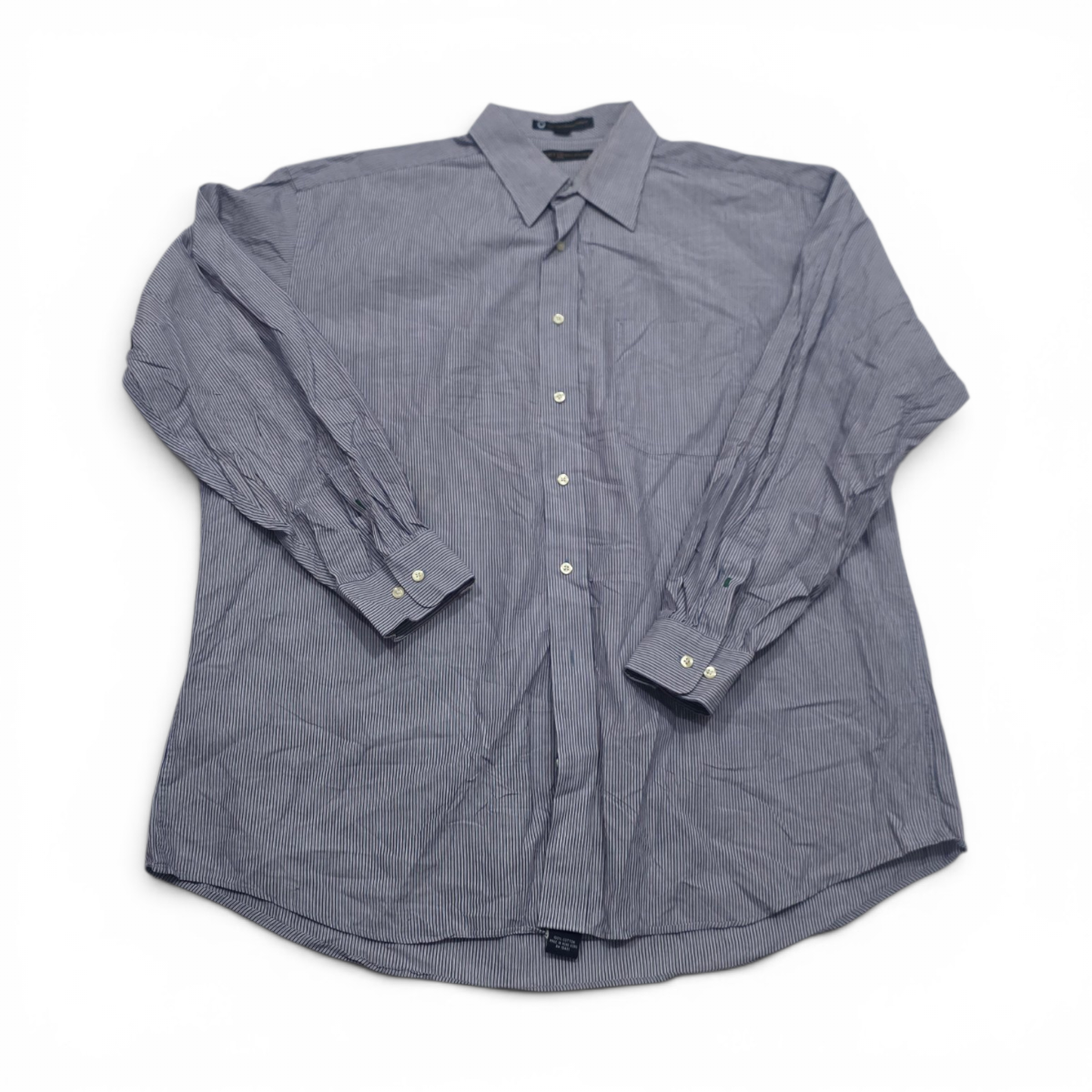 Camisa Tommy Hilfiger Xgrande Xl Lineas Azul Y Blanca