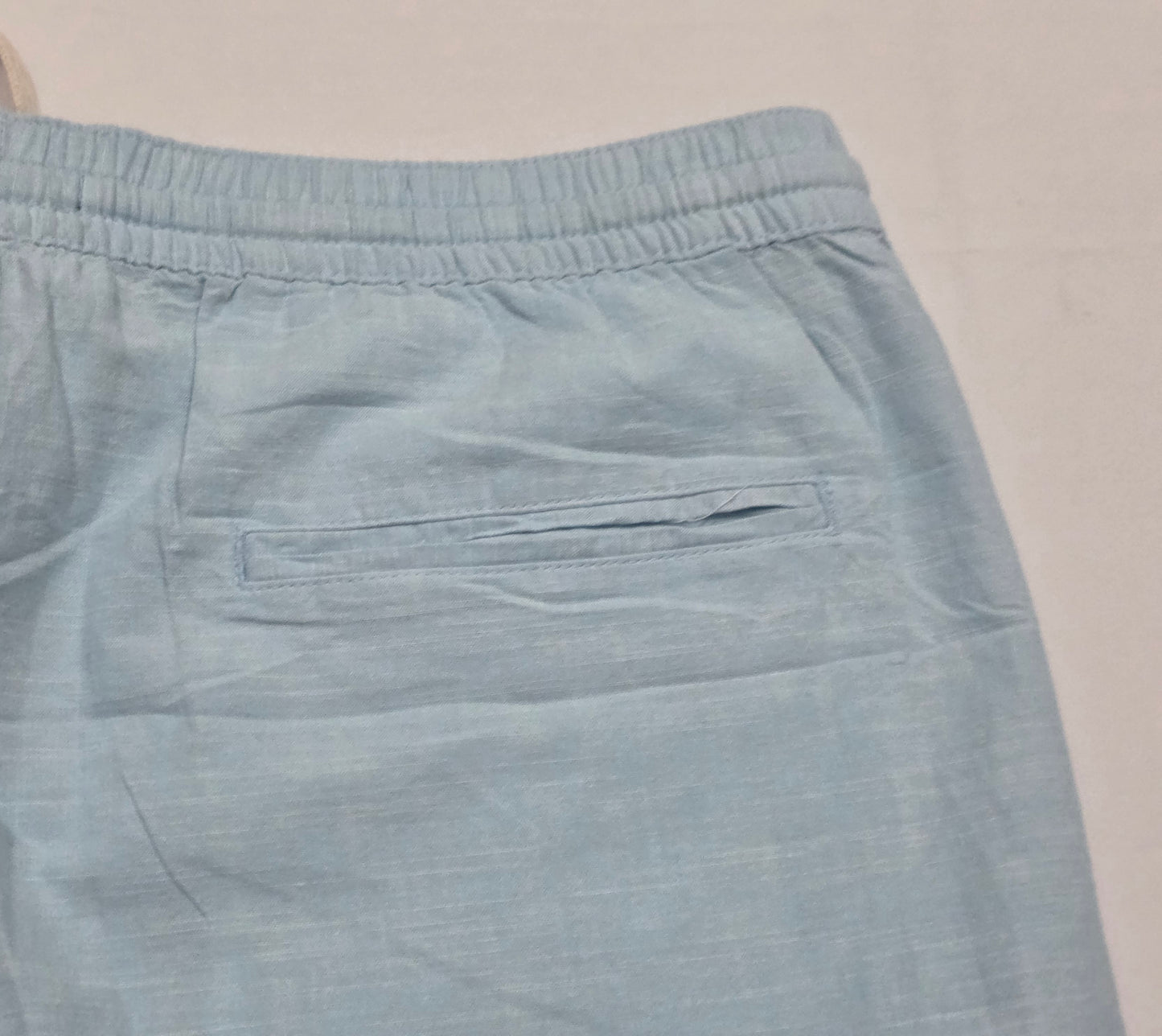Bermuda Banana Republic Xgrande Xl Azul Claro Cordon