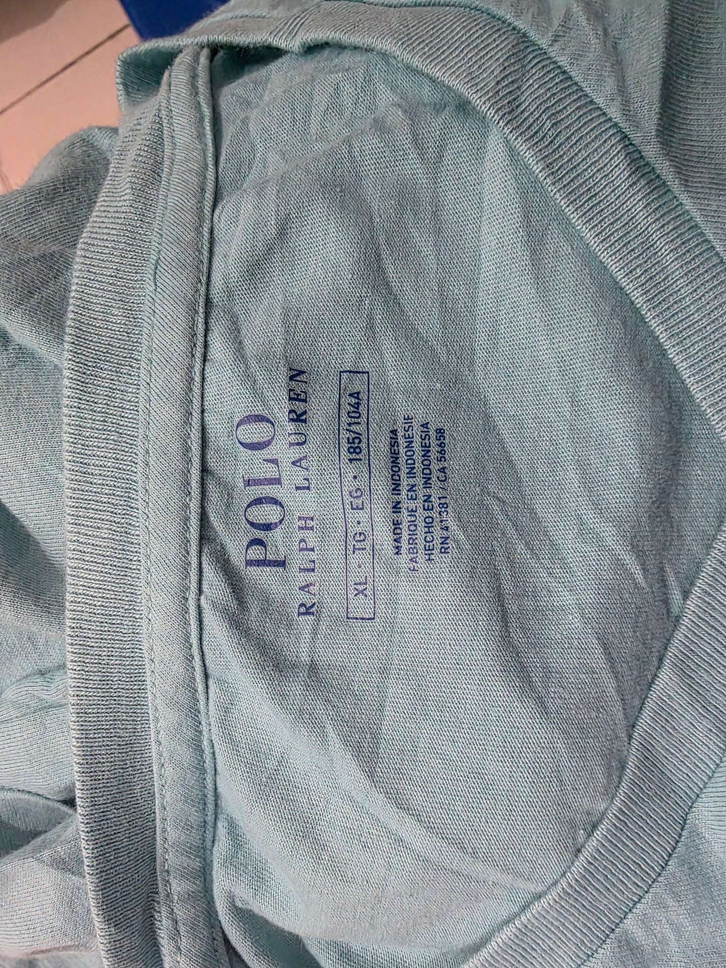 Playera Ralph Lauren Xgrande Xl Turquesa Pony Amarillo