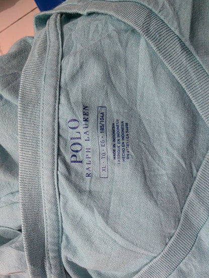 Playera Ralph Lauren Xgrande Xl Turquesa Pony Amarillo