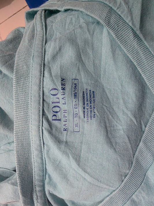 Playera Ralph Lauren Xgrande Xl Turquesa Pony Amarillo