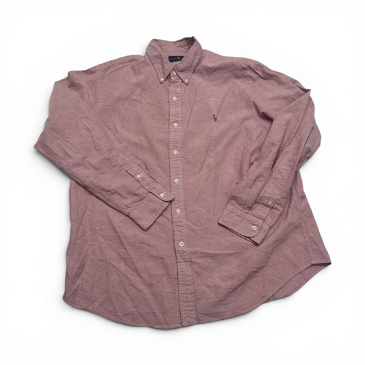 Camisa Ralph Lauren Xgrande Xl Vino Pony Colores