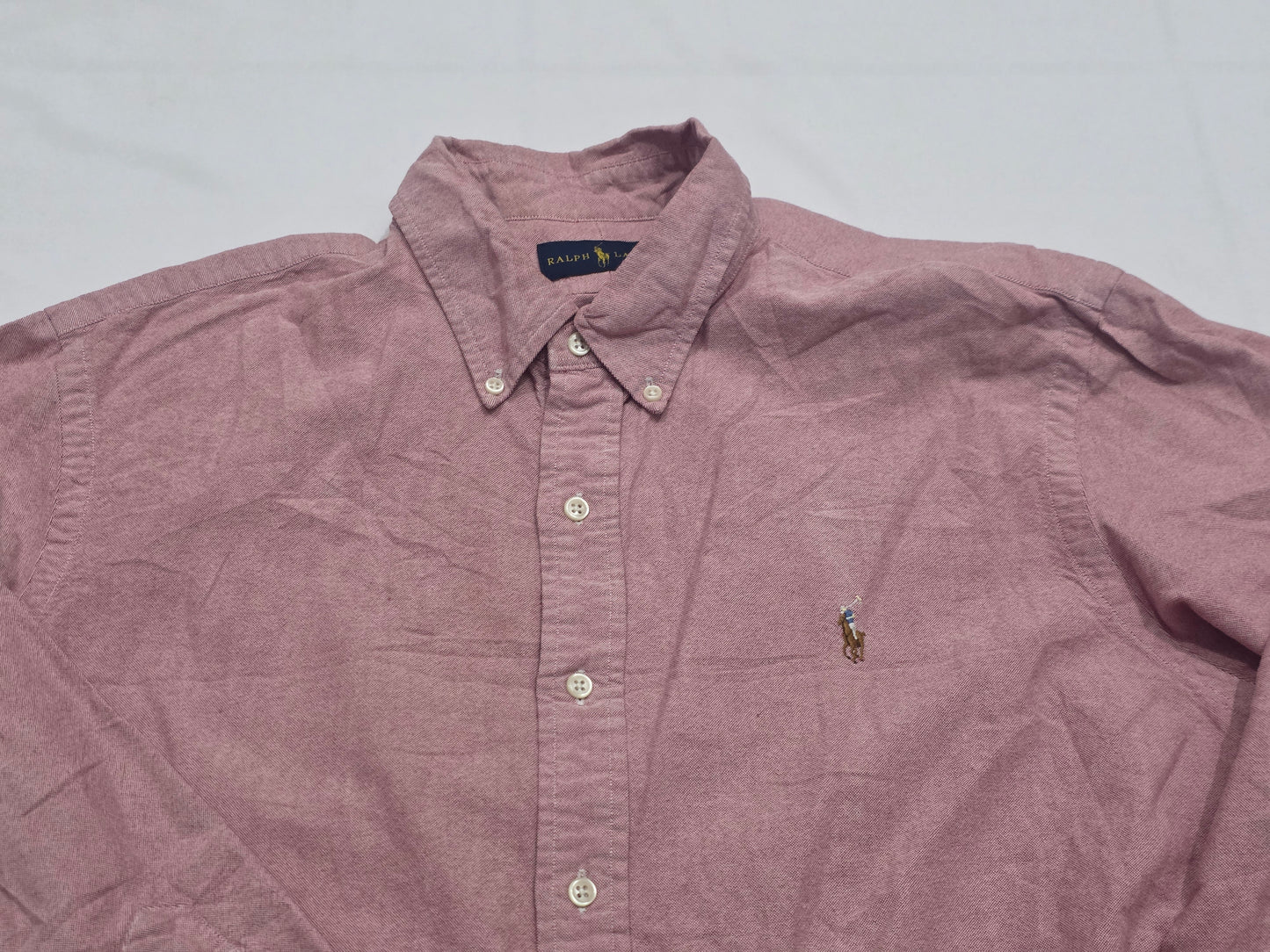 Camisa Ralph Lauren Xgrande Xl Vino Pony Colores