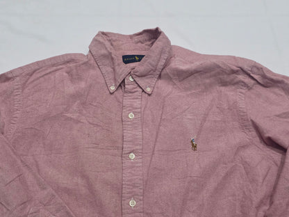 Camisa Ralph Lauren Xgrande Xl Vino Pony Colores