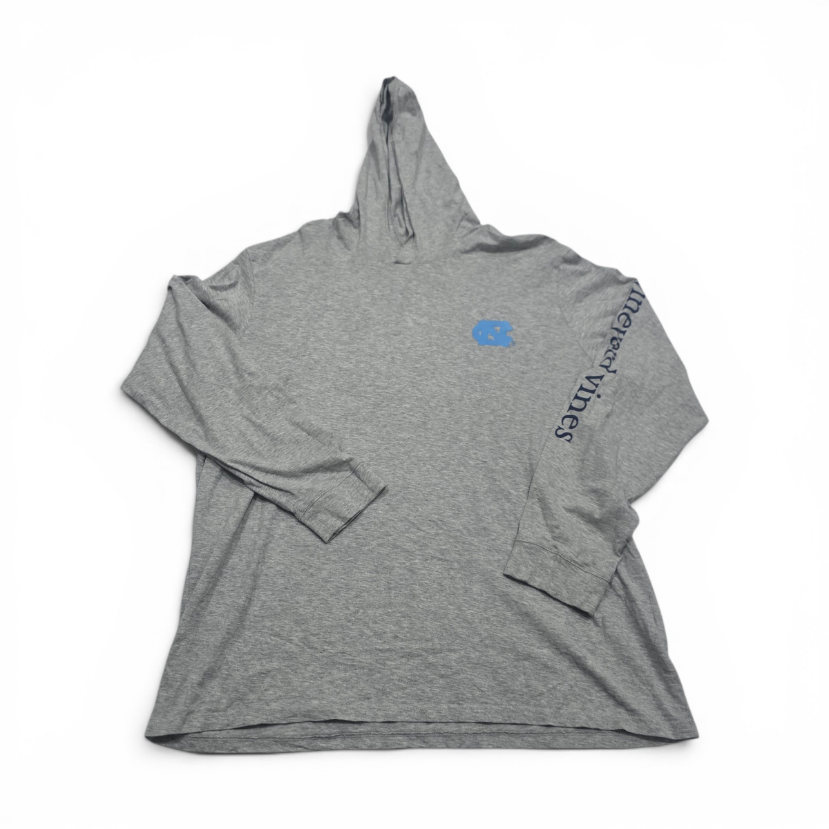 Playera Con Gorro Vineyard Vines Xgrandexl Gris Manga Larga