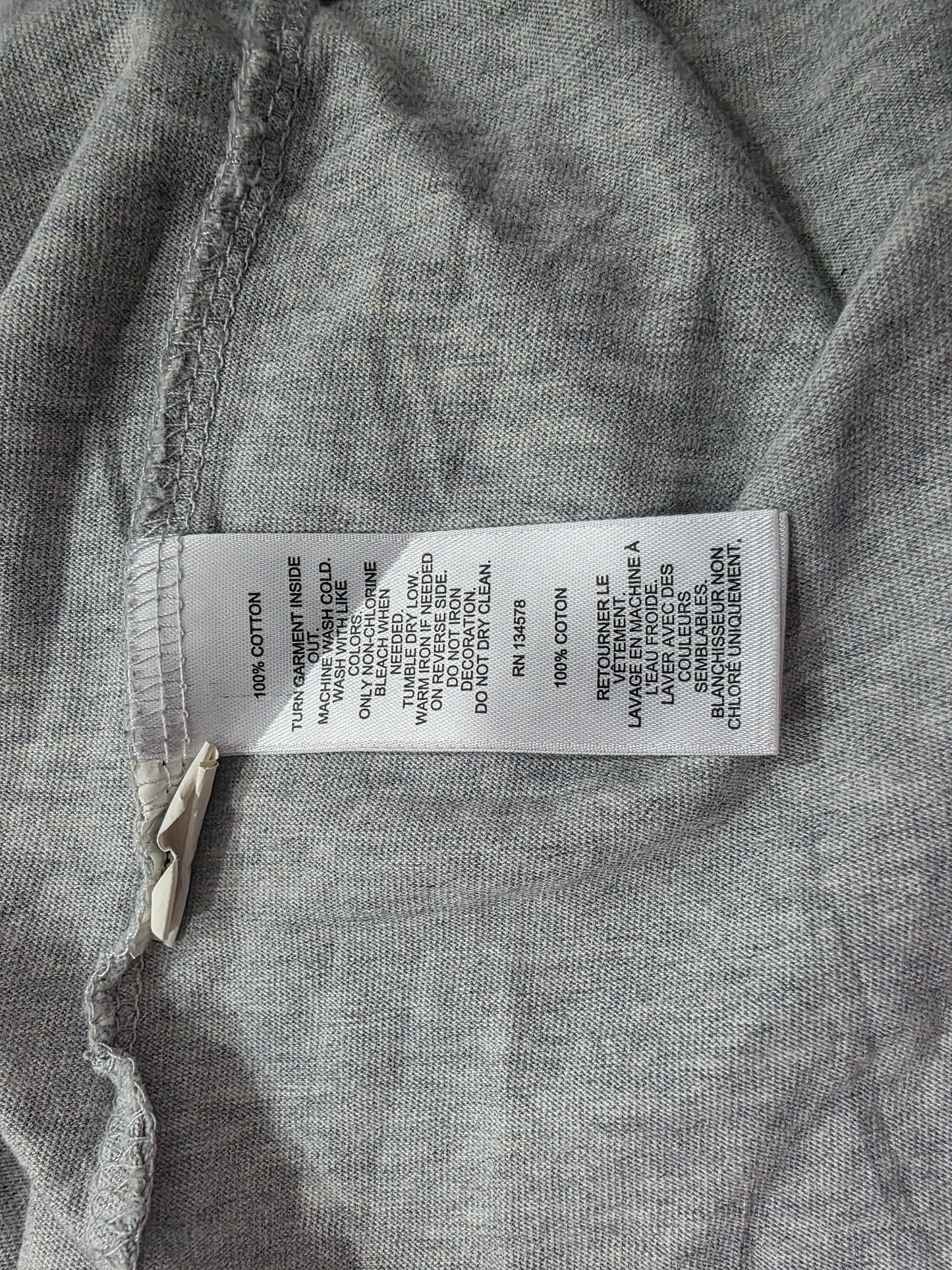 Playera Con Gorro Vineyard Vines Xgrandexl Gris Manga Larga