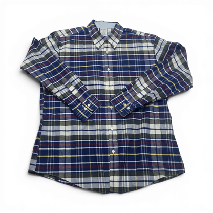 Camisa Brooks Brothers Xgrande Xl Cuadro Azul Verde
