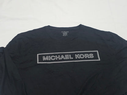 Playera Michael Kors Xgrande Xl Negro Manga Larga