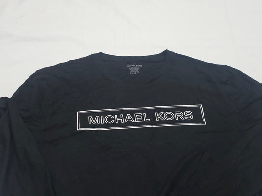 Playera Michael Kors Xgrande Xl Negro Manga Larga