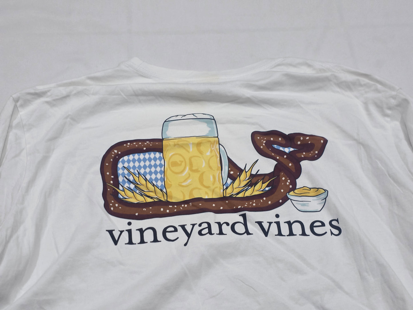 Playera Manga Larga Vineyard Vines Xxl Blanca