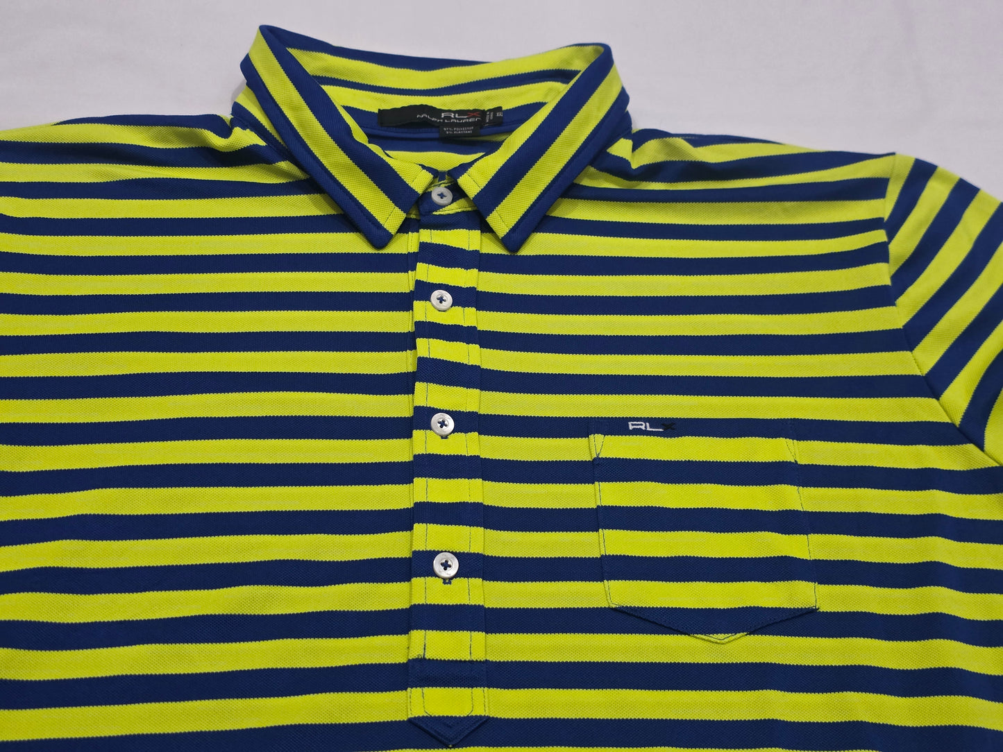 Playera Polo Ralph Laurenx 2xl Amarillo Y Azul