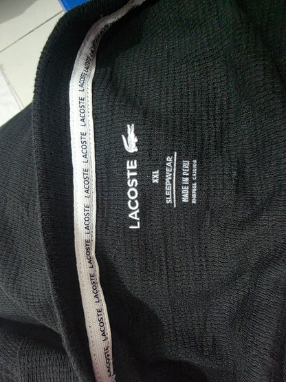 Playera Manga Larga Lacoste Xxl Negro