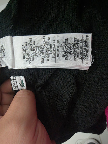 Playera Manga Larga Lacoste Xxl Negro
